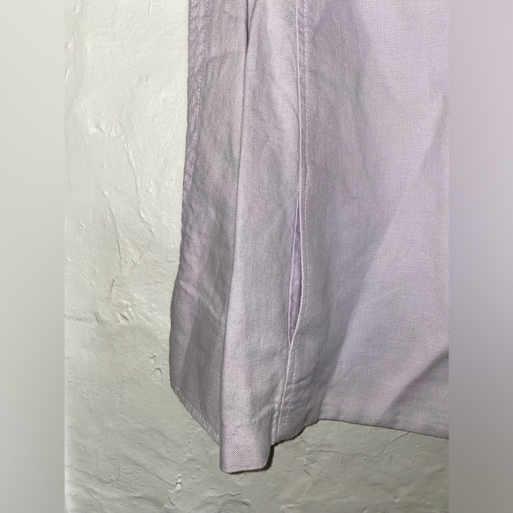 Talbots Petites Lavender Linen Jacket - Picture 3 of 5